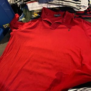 2XB used Red polo Ralph Lauren looks to be navy polo horse.